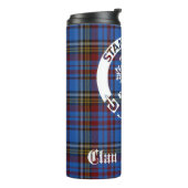 Scottish Clan Anderson Wappen & Tartan Thermosbecher (Nach links gedreht)
