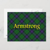 Scottish Clan Armstrong Postkarte (Vorne/Hinten)