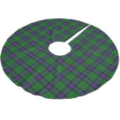 Scottish Clan Armstrong Tartan Polyester Weihnachtsbaumdecke (Schrägansicht)