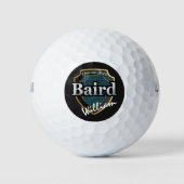 Scottish Clan Baird personalisieren Ihren Namen Golfball (Vorderseite)