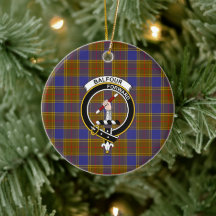 Scottish Clan Balfour Modern Tartan und Wappen