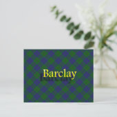 Scottish Clan Barclay Postkarte (Stehend Vorderseite)