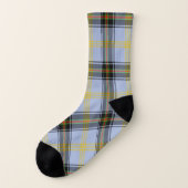 Scottish Clan Bell of the Borders Tartan Socken (Links - Außen)