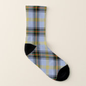 Scottish Clan Bell of the Borders Tartan Socken (Links - Innen)