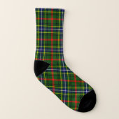 Scottish Clan Bisset Tartan Kariert Socken (Rechts - Außen)