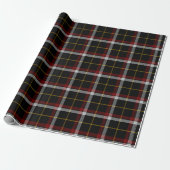 Scottish Clan Black Tartan Kariert Geschenkpapier (Ungerollt)