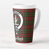 Scottish Clan Boyd Wappen Abzeichen & Tartan Milchtasse (Rechte Ecke)