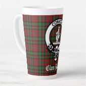 Scottish Clan Boyd Wappen Abzeichen & Tartan Milchtasse (Linke Ecke)