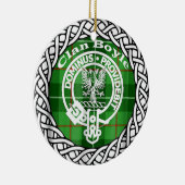 Scottish Clan Boyle Tartan und Wappen Keramik Ornament (Rechts)