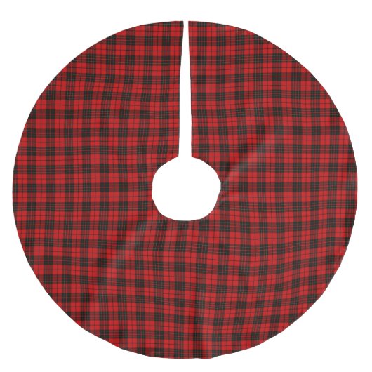 Scottish Clan Brodie Tartan Kariert Polyester Weihnachtsbaumdecke (Vorderseite)