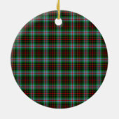 Scottish Clan Brodie Tartan und Wappen Keramik Ornament (Hinten)