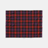 Scottish Clan Brown Tartan Kariert Fleecedecke (Vorderseite (Horizontal))