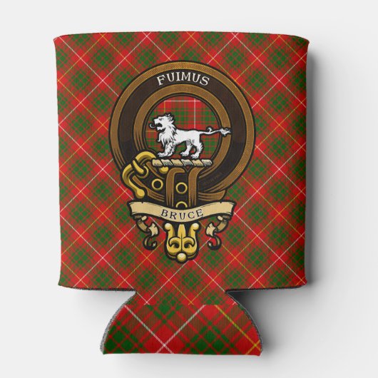 Scottish Clan Bruce Abzeichen und Wappen | Wappen Dosenkühler (Rückseite)