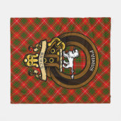 Scottish Clan Bruce Abzeichen und Wappen | Wappen Fleecedecke (Vorderseite (Horizontal))