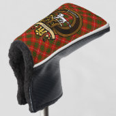 Scottish Clan Bruce Abzeichen und Wappen | Wappen Golf Headcover (3/4 Vorderseite)