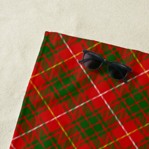 Scottish Clan Bruce Abzeichen und Wappen Wappen Strandtuch