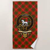 Scottish Clan Bruce Abzeichen und Wappen | Wappen Strandtuch (Vorderseite)