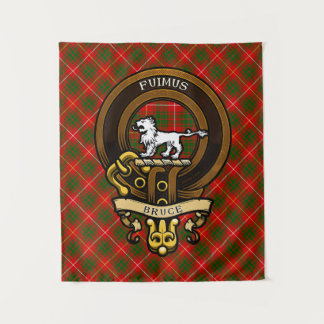 Scottish Clan Bruce Abzeichen und Wappen | Wappen Wandteppich