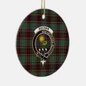 Scottish Clan Buchan Ancient Tartan und Wappen Keramik Ornament (Rechts)