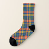 Scottish Clan Buchanan Ancient Tartan Kariert Socken (Links - Außen)