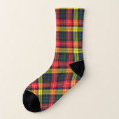 Scottish Clan Buchanan Modern Tartan Kariert Socken (Links - Außen)