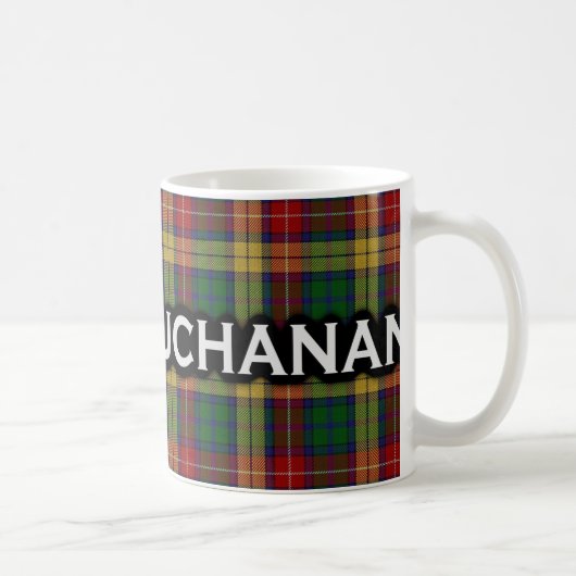 Scottish Clan Buchanan Tartan Kaffeetasse (Rechts)