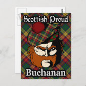 Scottish Clan Buchanan Tartan Postcard Postkarte (Vorne/Hinten)