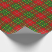 Scottish Clan Burnett Tartan Kariert Geschenkpapier (Ecke)