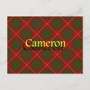 Scottish Clan Cameron Postkarte