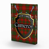 Scottish Clan Cameron Tartan Fotoblock (Rechts)