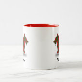 Scottish Clan Cameron Tartan Scottish Terrier Zweifarbige Tasse (Mittel)