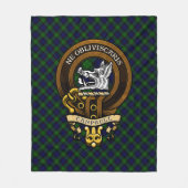 Scottish Clan Campbell Abzeichen und Wappen Fleecedecke (Vorderseite)