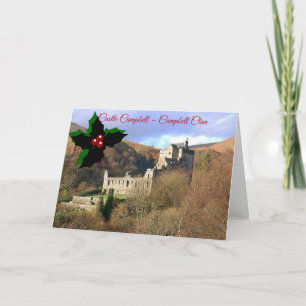 Scottish Clan Campbell - Castle Campbell Xmas Karte