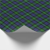 Scottish Clan Campbell, Loudoun Tartan Kariert Geschenkpapier (Ecke)