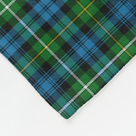 Scottish Clan Campbell of Argyll Tartan Kariert Fleecedecke (Ecke)