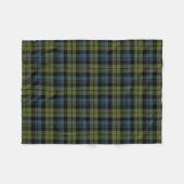 Scottish Clan Campbell Tartan Kariert Fleecedecke (Vorderseite (Horizontal))