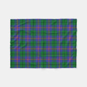Scottish Clan Carmichael Tartan Kariert Fleecedecke (Vorderseite (Horizontal))