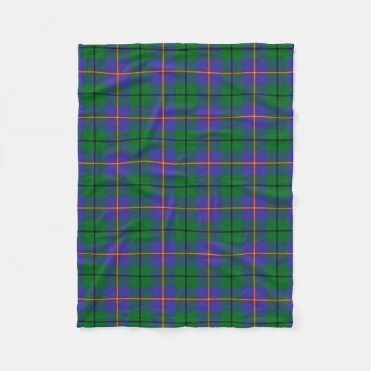 Scottish Clan Carmichael Tartan Kariert Fleecedecke (Vorderseite)