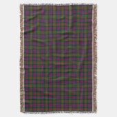 Scottish Clan Carnegie Tartan Decke (Vorderseite Vertikal)