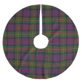 Scottish Clan Carnegie Tartan Polyester Weihnachtsbaumdecke (Vorderseite)