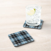 Scottish Clan Clark Tartan Kariert Getränkeuntersetzer (Rechte Seite)
