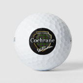 Scottish Clan Cochrane personalisieren Ihren Namen Golfball (Vorderseite)