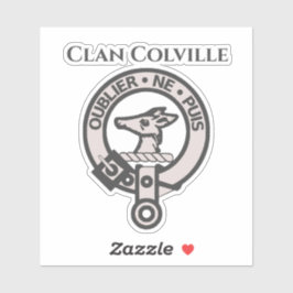 Scottish Clan Colville Wappen Abzeichen Sticker