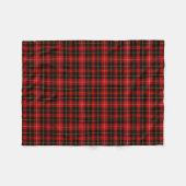 Scottish Clan Connel Tartan Kariert Fleecedecke (Vorderseite (Horizontal))
