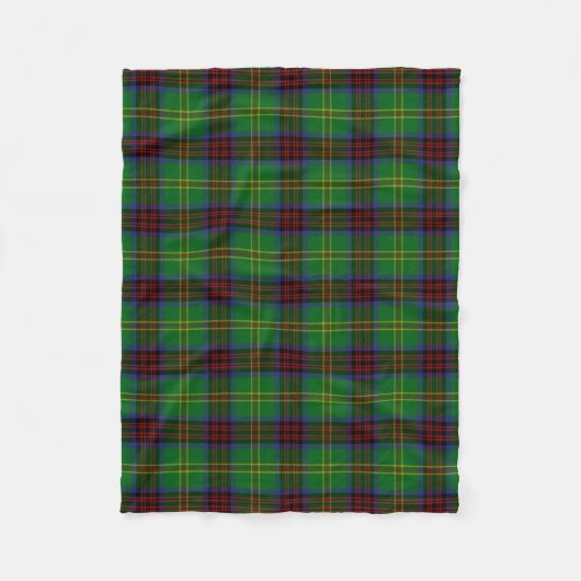 Scottish Clan Connolly Hunting Tartan Kariert Fleecedecke (Vorderseite)