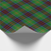 Scottish Clan Connolly Jagd Tartan Kariert Geschenkpapier (Ecke)