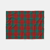 Scottish Clan Cook Tartan Kariert Fleecedecke (Vorderseite (Horizontal))
