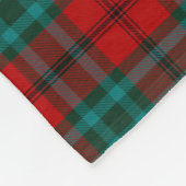 Scottish Clan Cook Tartan Kariert Fleecedecke (Ecke)