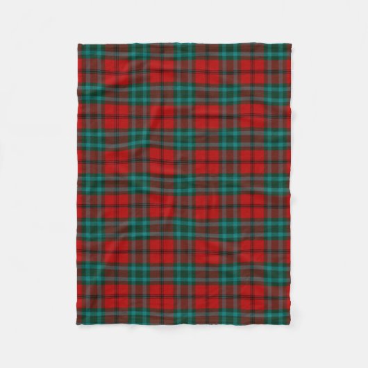Scottish Clan Cook Tartan Kariert Fleecedecke (Vorderseite)