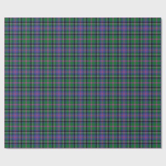 Scottish Clan Cooper Tartan Kariert Geschenkpapier (Flach)